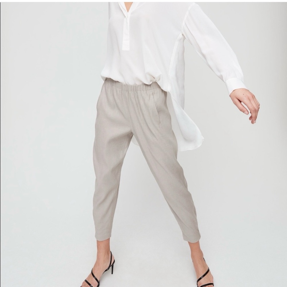 Babaton Dexter pants - Light beige colour